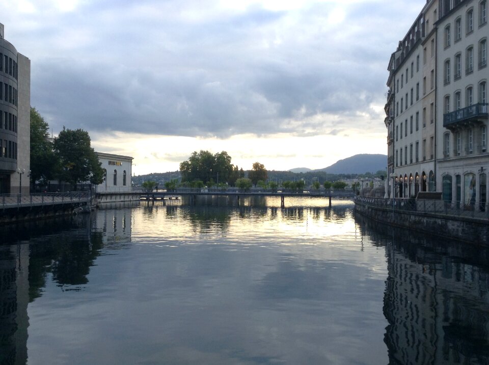 Clouds city switzerland