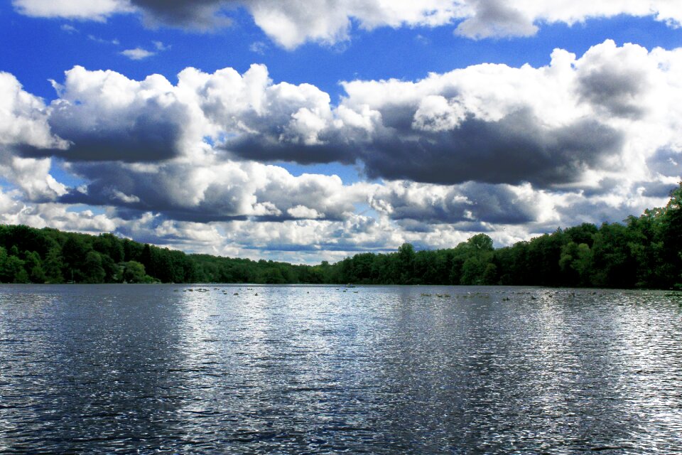 Lake landscape germany