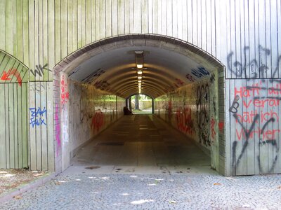 Munich underpass tunnel