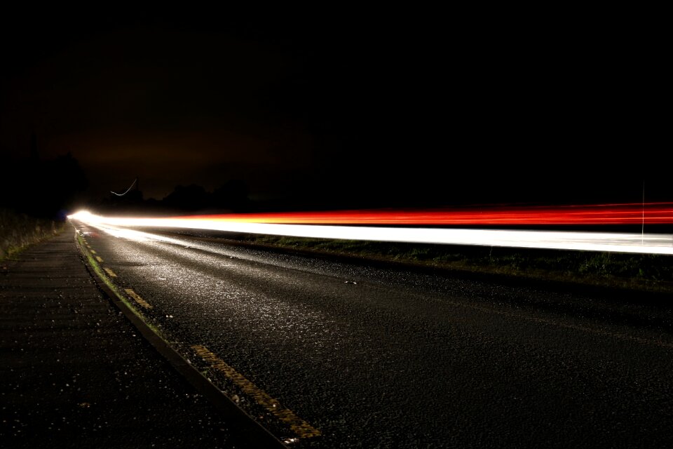 Long exposure gloomy dark
