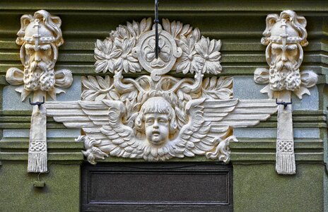 Architecture house facade playful