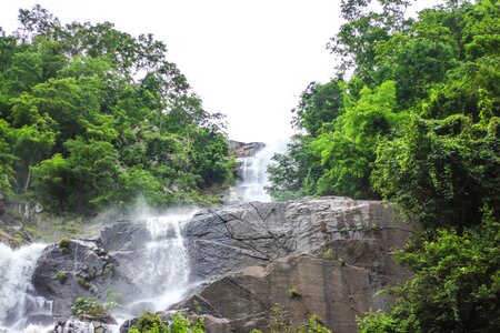 Waterfall water mountain photo