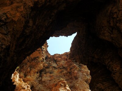 Cave sky rock