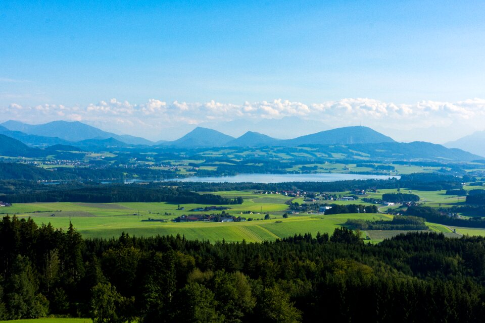 Lake austria landscape