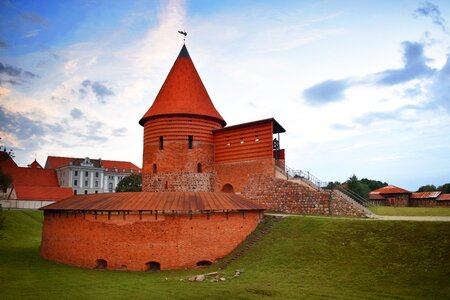Kaunas castle lithuania old photo
