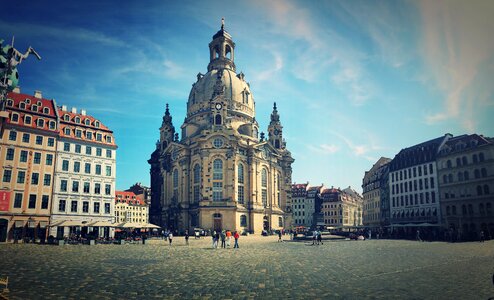 Dresden frauenkirche saxony photo