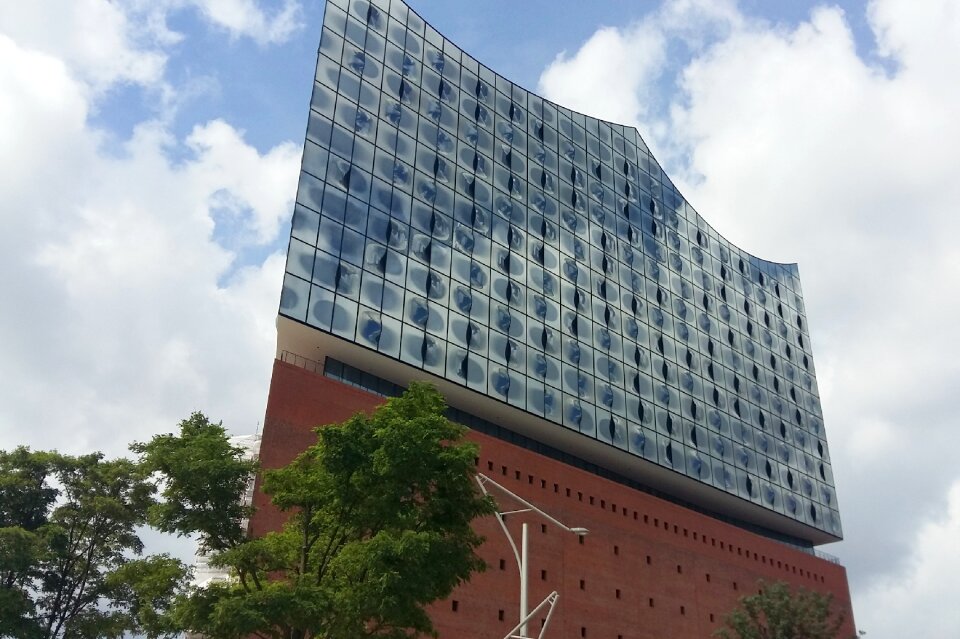 Hanseatic elbe port of hamburg photo