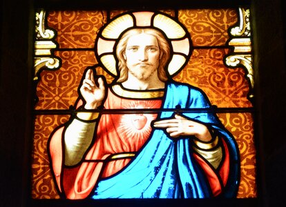 Religious figure religion brightly colored