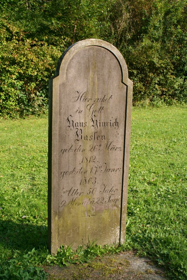 Steinmetz grave old grave stones