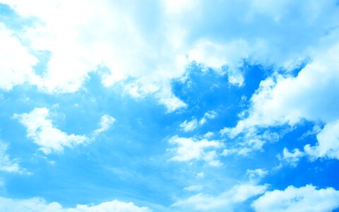 Sky blue baiyun photo