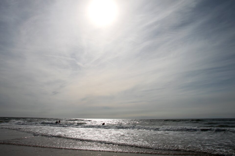 Water sky beach