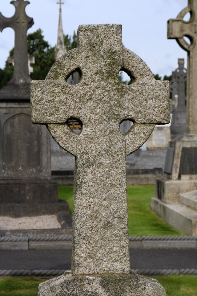 Cemetery tombstone celtic
