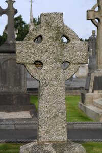 Cemetery tombstone celtic