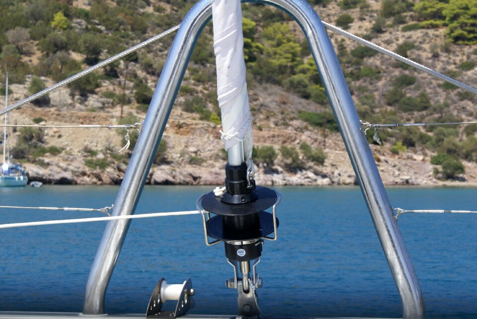 Greece sailboat catamaran