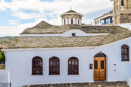 Christianity island greek photo