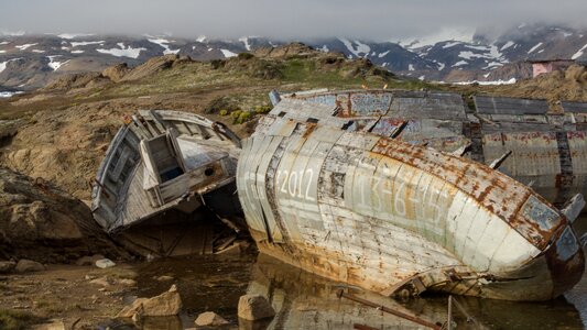 Aged abandoned weathered