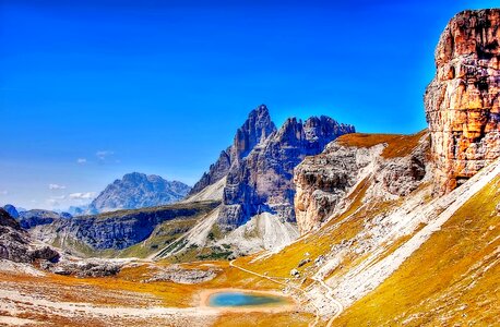 Italy mountains hiking photo