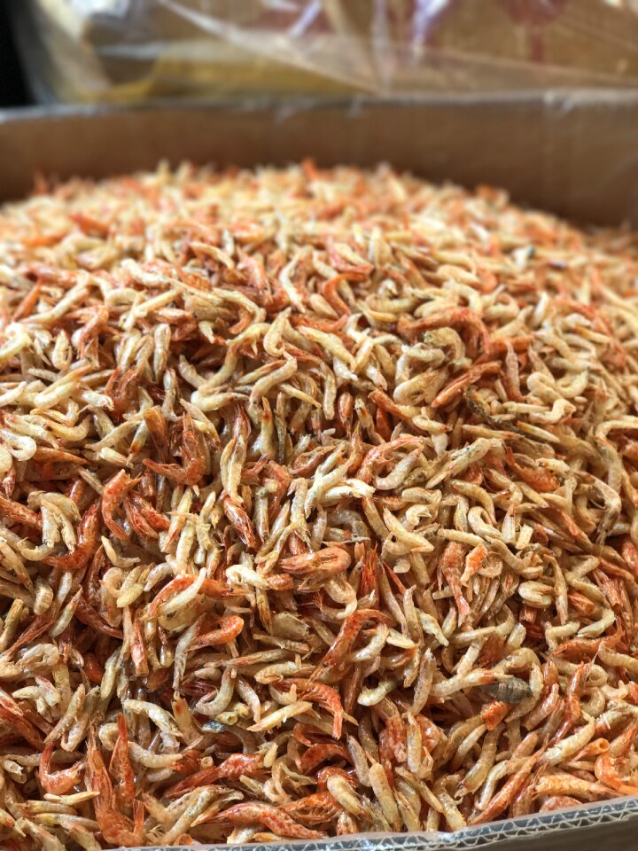 Seafood market dried food