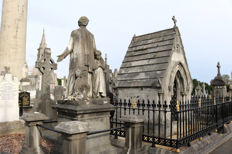 Cemetery tombstone celtic