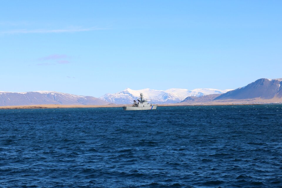 Fishing boat icelandic water
