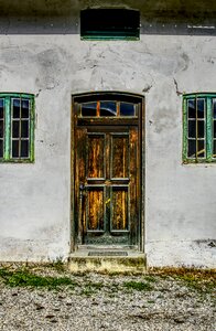 Old door wood input photo