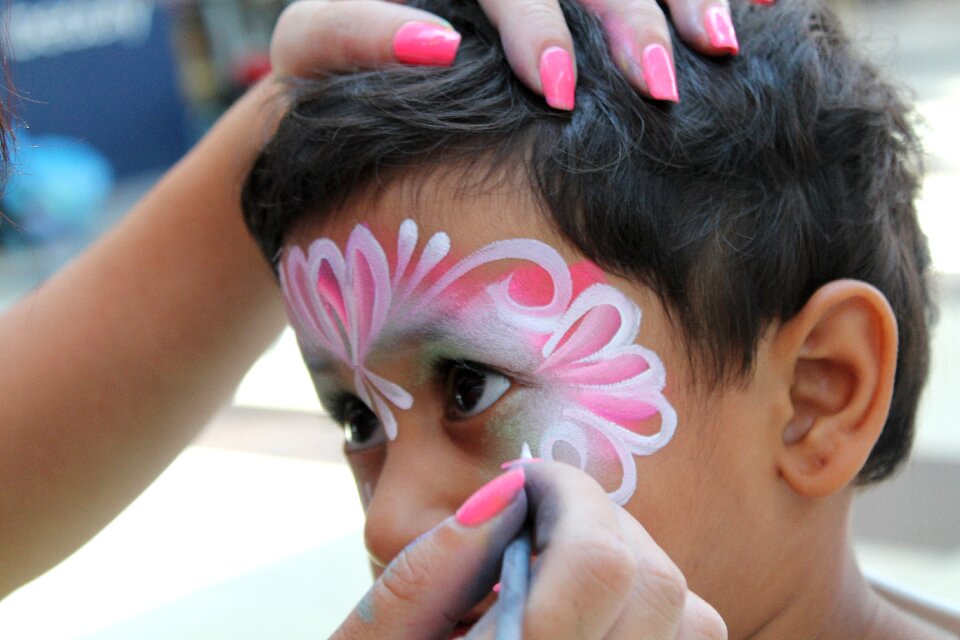 Colors child brush