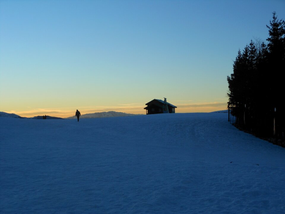 Nature mountain twilight