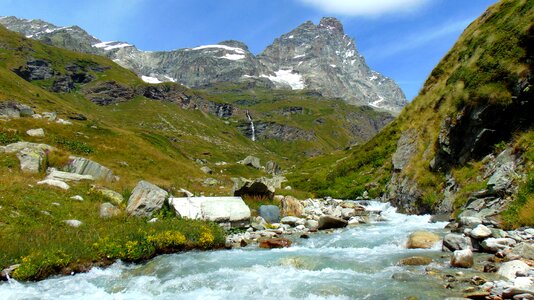 Matterhorn nature river photo