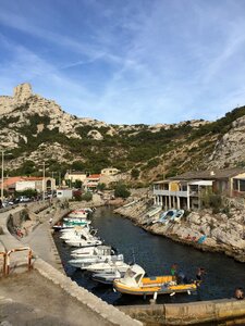 Midday boat mediterranean