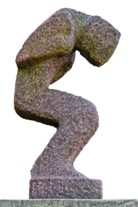 Modern stone stone figure