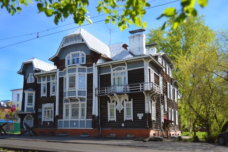 Architecture old house historical photo