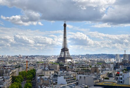 Paris eiffel tower city