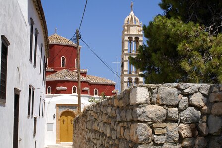 Hydra greece orthodox church photo
