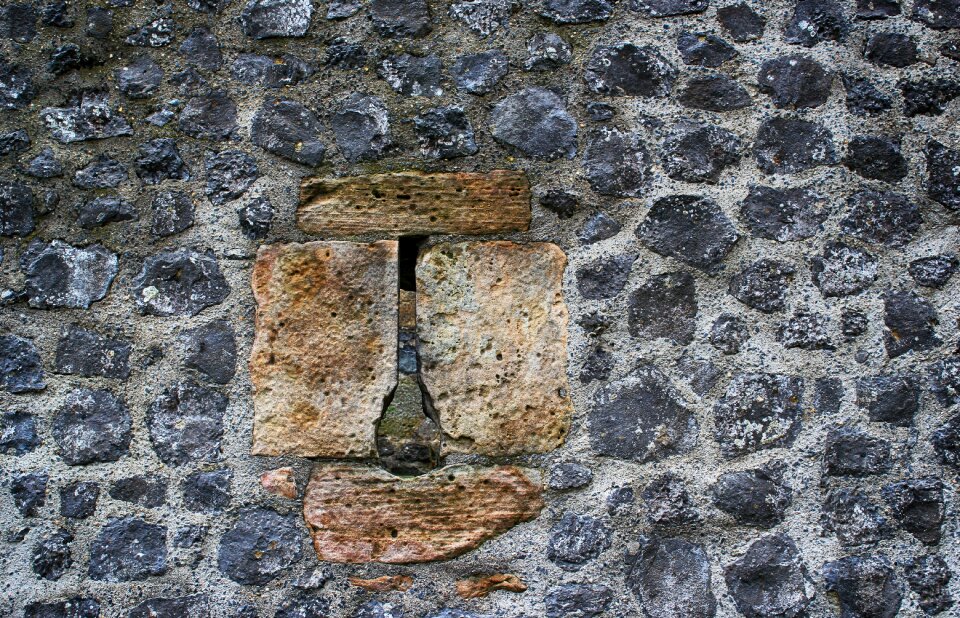 Castle wall middle ages burgruine