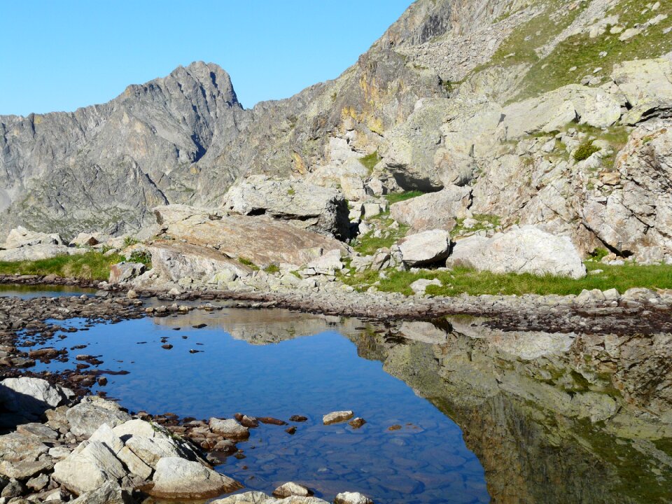 Nature landscape high mountain