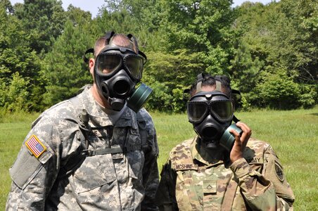 Training cbrn military
