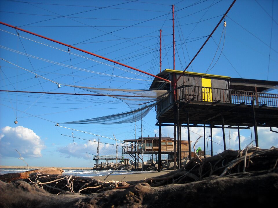 Trabocchi abruzzo sea