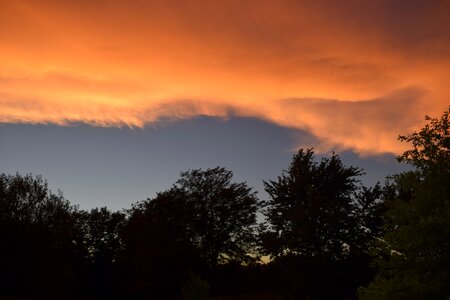 Light evening twilight photo