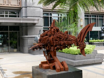 Singapore statue art