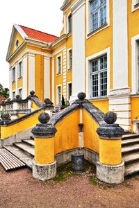 Castle open air museum staircase photo