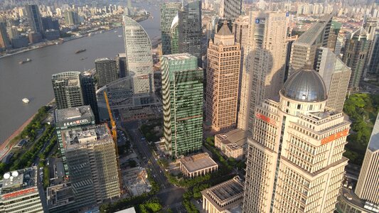 Shanghai the bund landscape photo