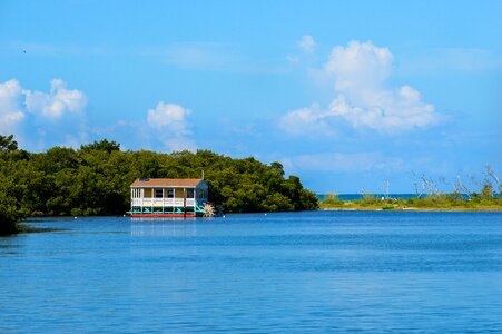 Sea blue nature photo