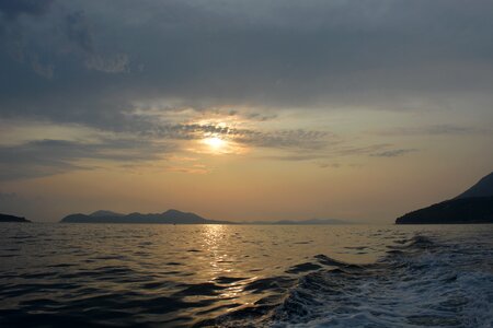 Blue water nature