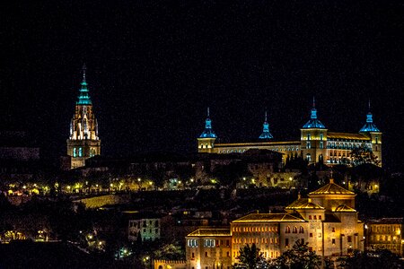 Toledo night landscape