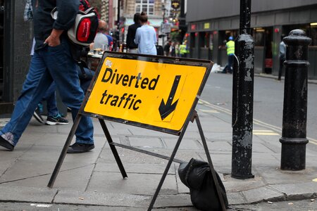 Pedestrians sign