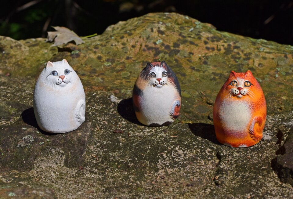 Clay decoration cat