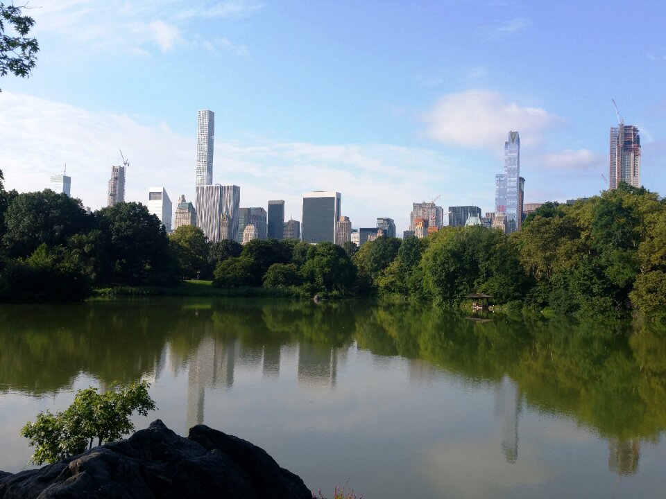 Lake reflection park