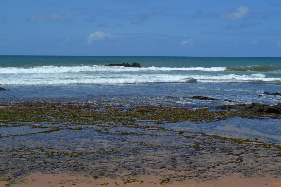 Waves horizon sky