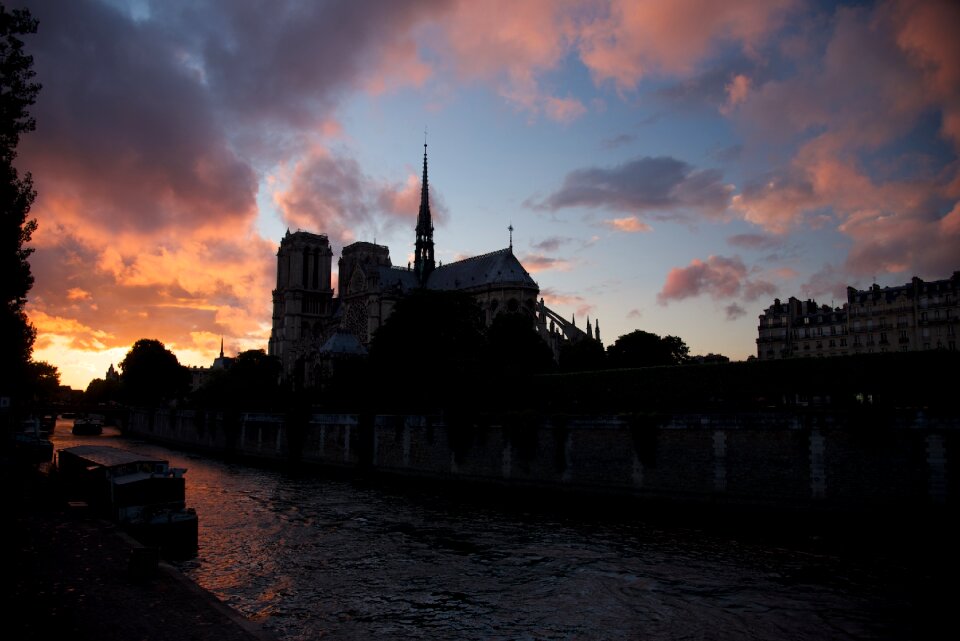 Dusk heritage cityscape