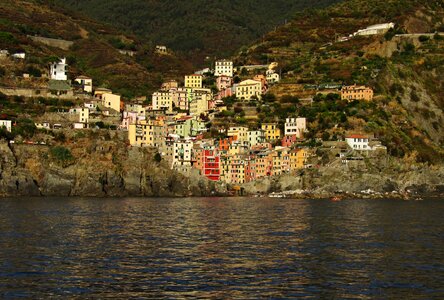 Colors houses rocks photo